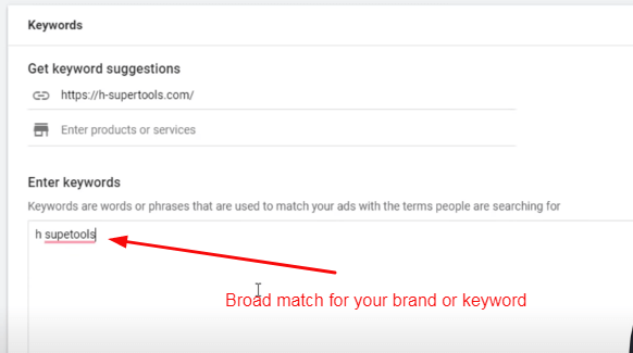 Google Ads 教程 - 广泛匹配类型