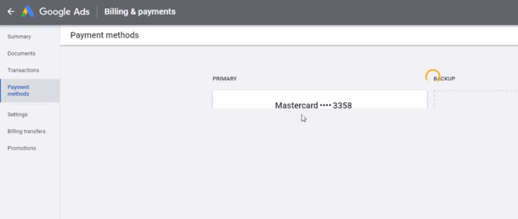 Google Ads 的结算明细