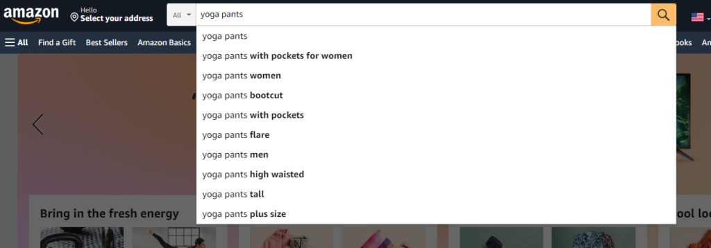 amazon menyarankan penelitian kata kunci