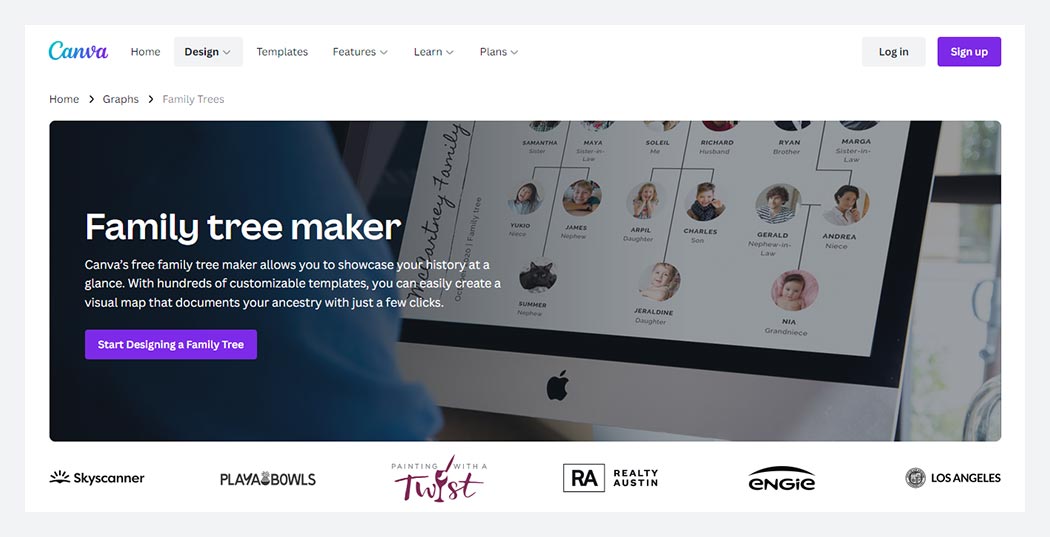 Pembuat Pohon Keluarga Online Gratis