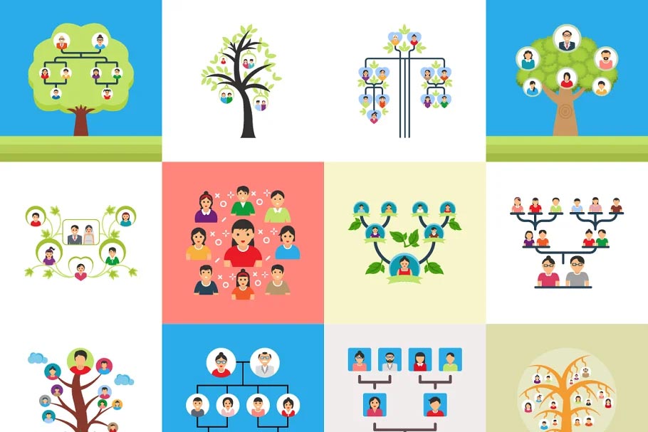 Ilustrasi Pohon Keluarga