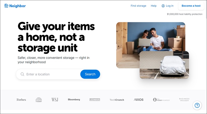 หน้าแรกการจัดเก็บเพื่อนบ้าน