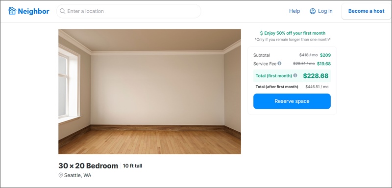 รายชื่อเพื่อนบ้านและค่าธรรมเนียม
