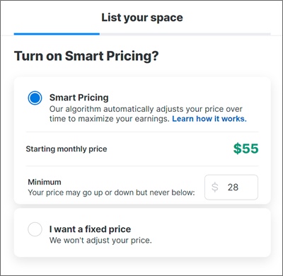 เพื่อนบ้านโฮสต์การกำหนดราคาอัจฉริยะ