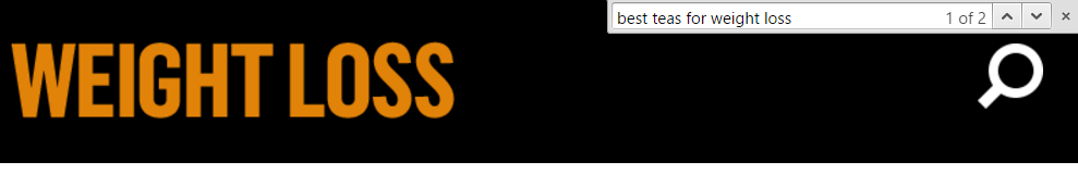 Suchleiste zum Abnehmen