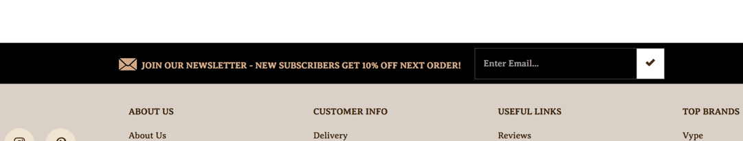 ウェブサイトのコンバージョン率を改善するために使用されるニュースレターCTAに参加するのスクリーンショット