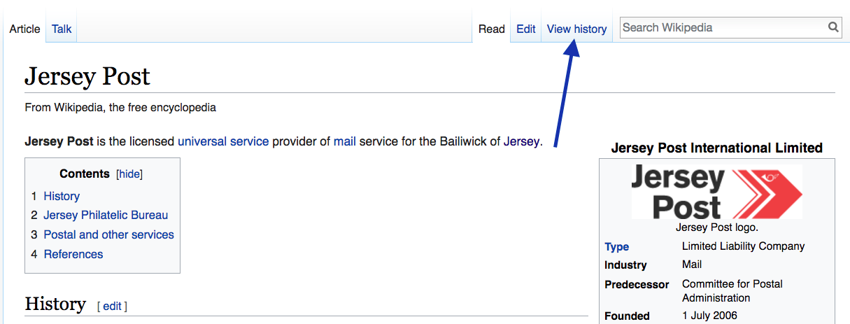 مقتطف من تاريخ عرض آخر جيرسي
