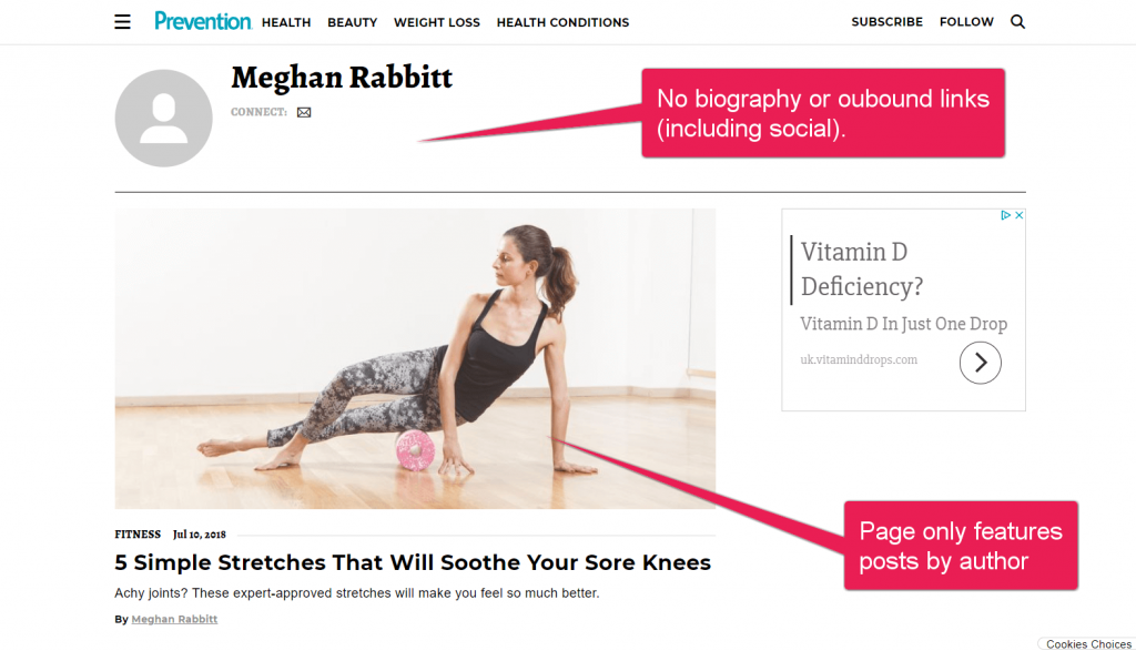 예방에 대한 작성자 프로필 페이지의 예