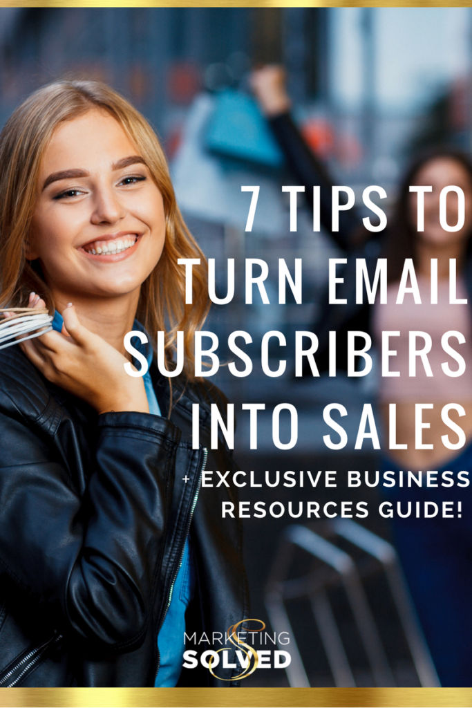 So verwandeln Sie E-Mail-Abonnenten in Verkäufe