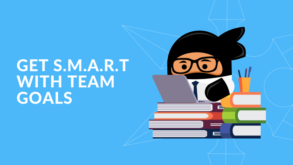 텍스트가 포함된 그래픽, 팀 목표로 스마트해지기