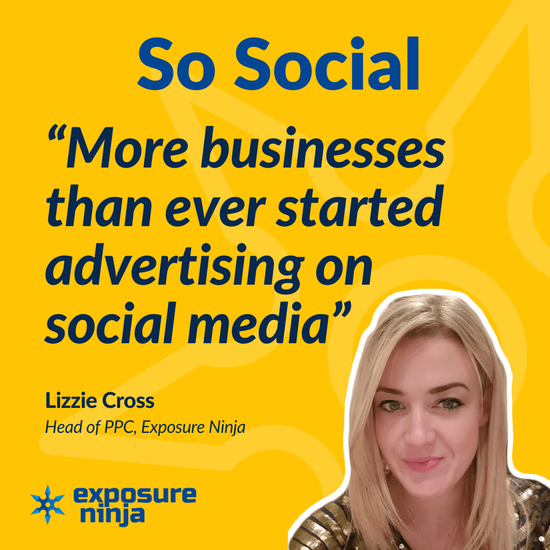 Imagen con una cita de Lizzie Cross, directora de PPC en Exposure Ninja