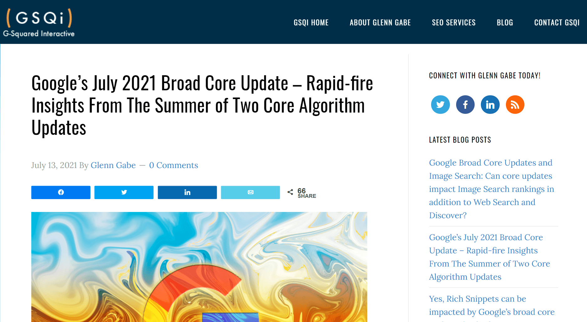 Glenn Gabe 算法分析截圖