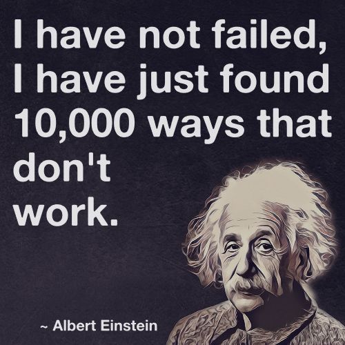 Цитата о провале Альберта Эйнштейна