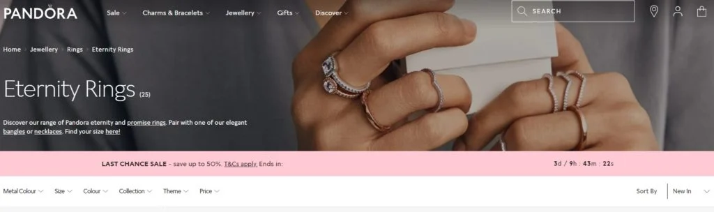 Contoh Halaman Arahan Pandora