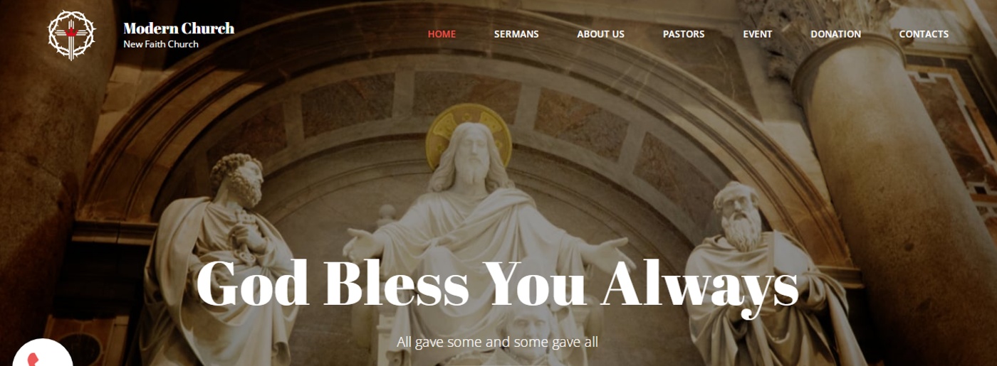 En İyi Kilise Web Sitesi Şablonları