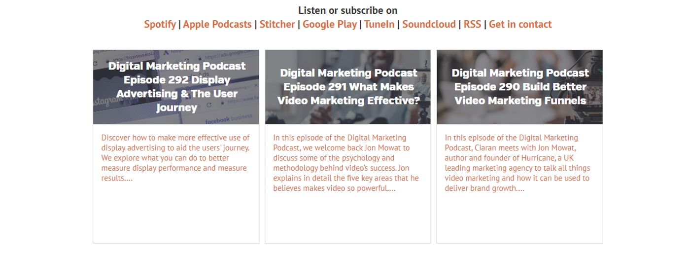 Podcast de marketing digital
