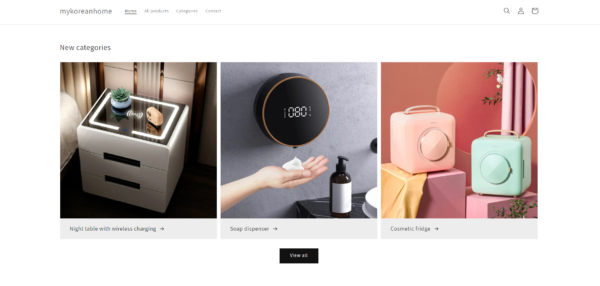 สกรีนช็อตของเว็บไซต์ My Korean Home