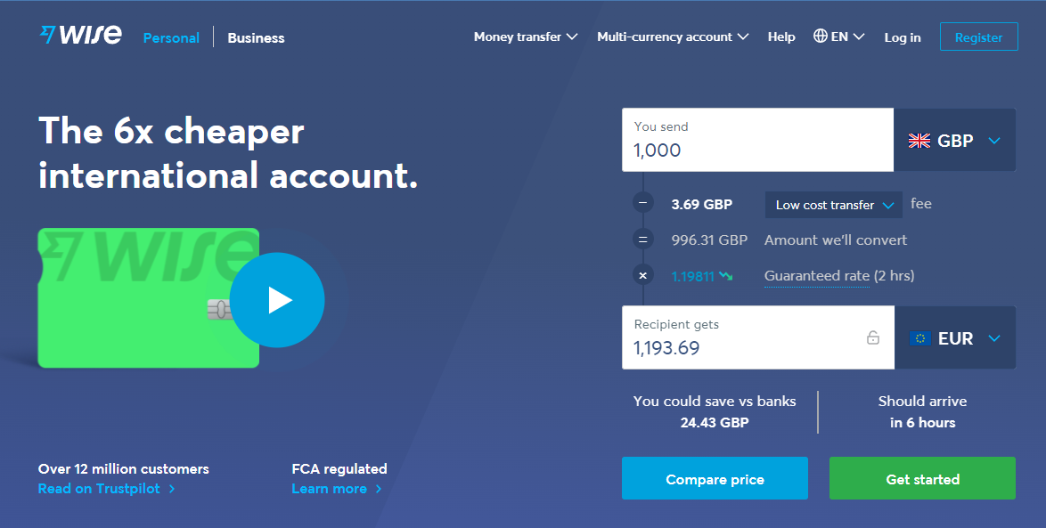 Captura de pantalla de la llamada inteligente a la acción