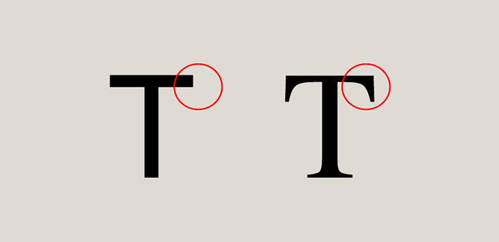 sans serif vs serif