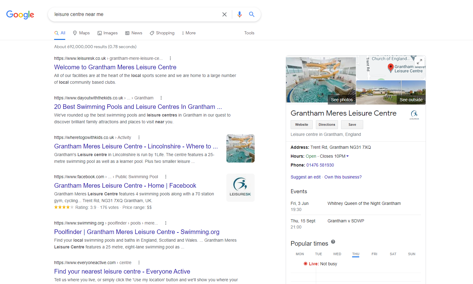 Suchergebnisse für lokales Freizeitzentrum im Mai 2022