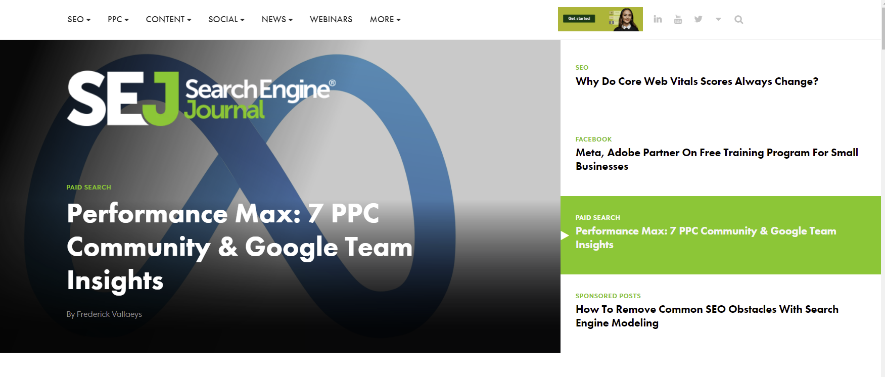 検索エンジンジャーナルのスクリーンショット