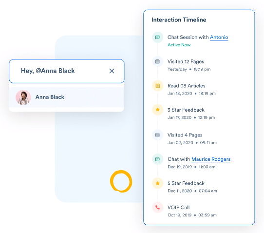 captura de pantalla de chat en vivo