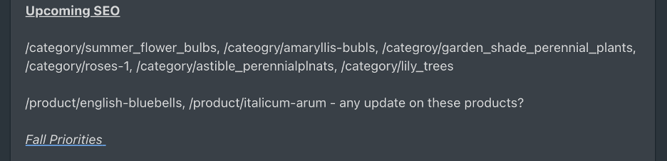 Liste de travail à venir ClickUp