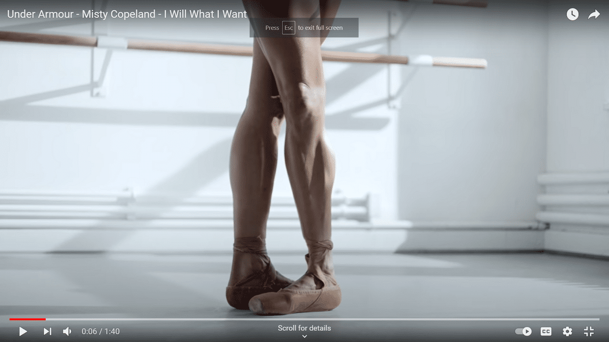 under armour 视频缩略图 I Will What I Want