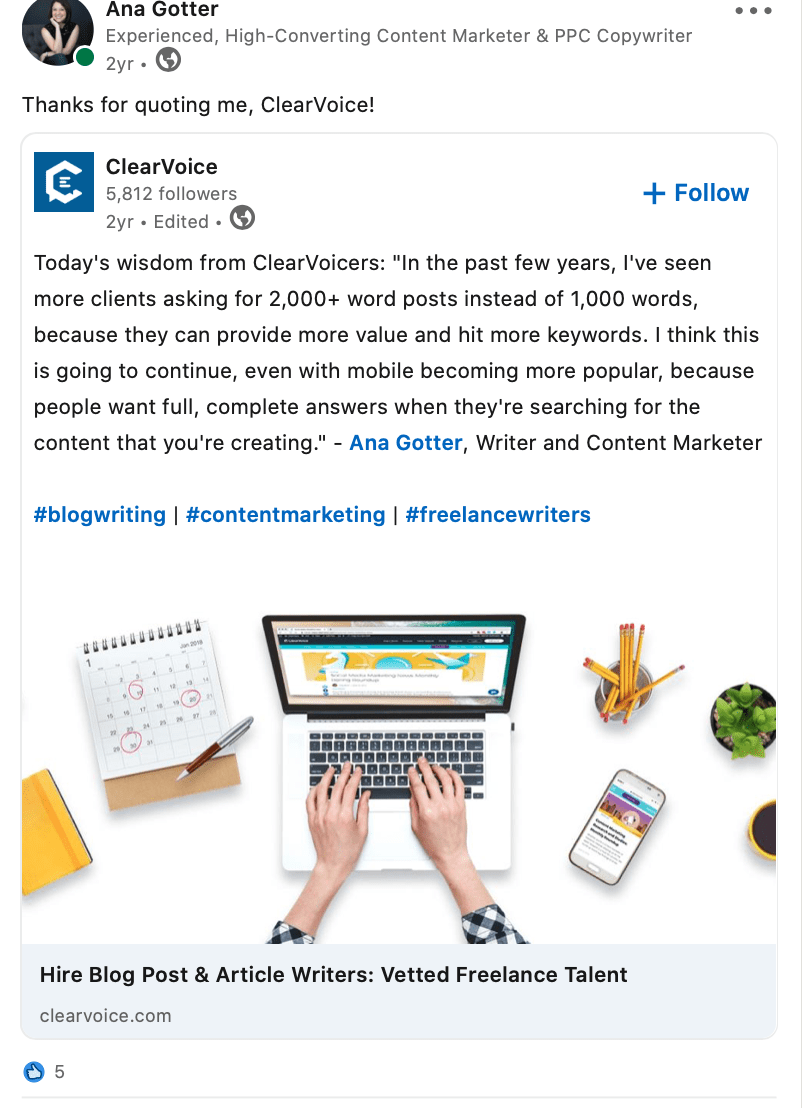 在社交媒体帖子中标记贡献者作为内容分发策略