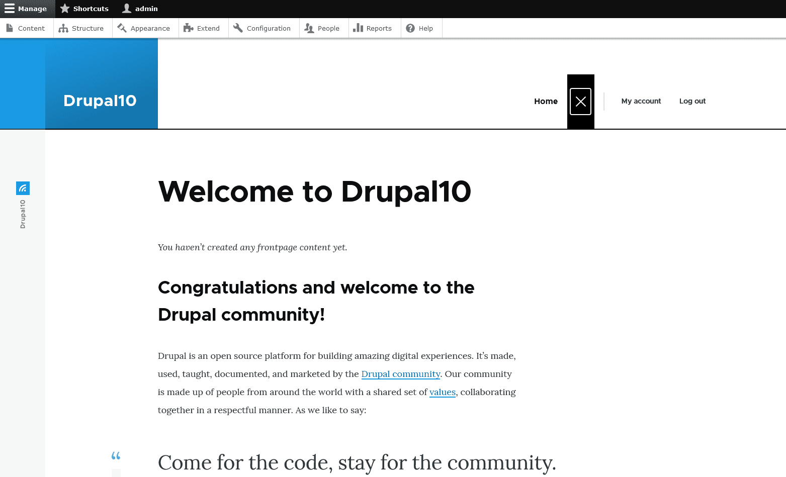 Selamat datang di Drupal 10