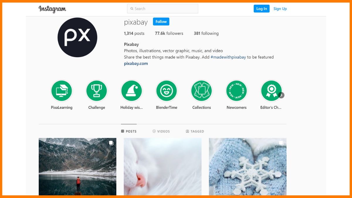 PinterestのInstagram