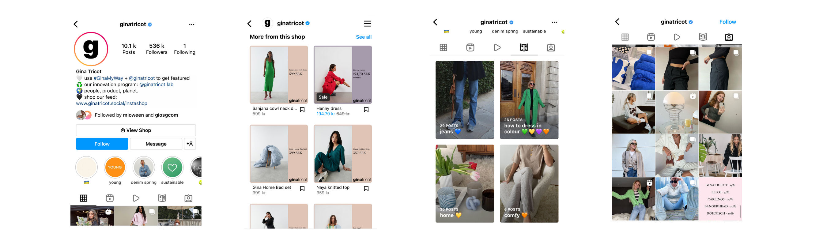 Gina triko instagram