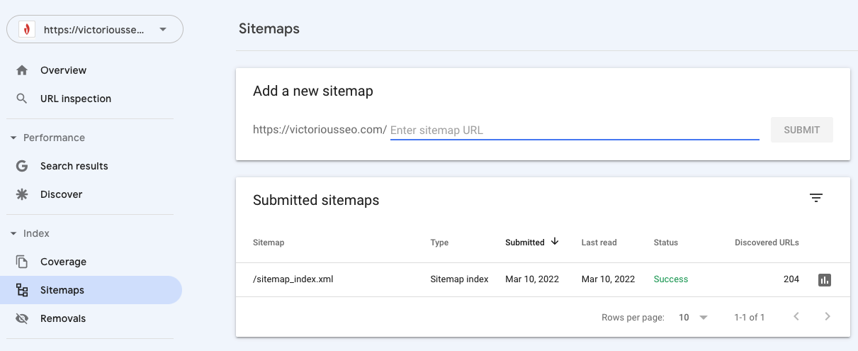 GSCスクリーンショットにサイトマップを追加する方法