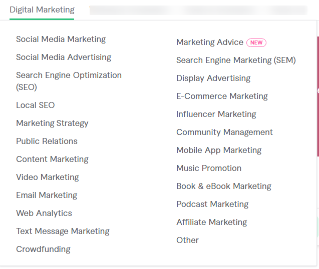 خيار البحث الافتراضي الخامس للتسويق الرقمي