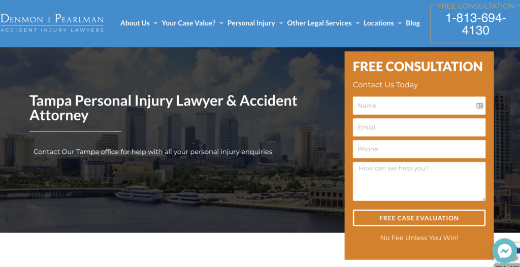 Денмон Перлман Лоу Тампа Флорида Адвокаты по автомобильным авариям