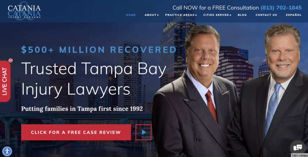 Катания и Катания Тампа Адвокаты по травмам