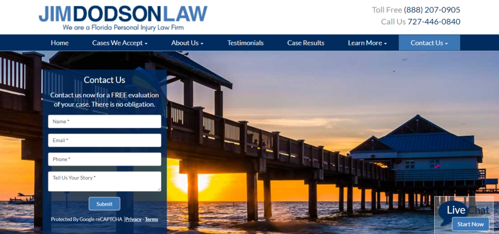 ทนายความอุบัติเหตุในเคลียร์วอเตอร์ ฟลอริดา