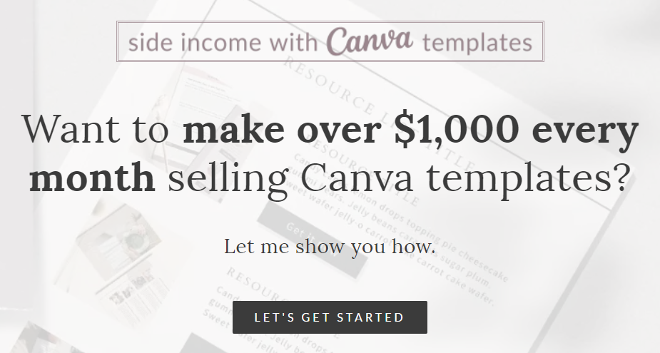 كيفية بيع دورة قوالب canva