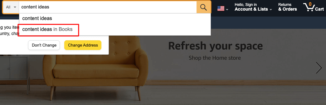 ใช้หนังสือ Amazon เพื่อทำวิจัยเนื้อหา