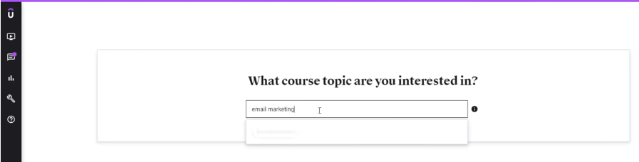 ค้นหา Udemy เพื่อทำวิจัยเนื้อหา