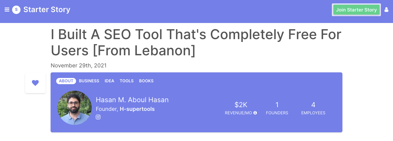 เรื่องราวของฉันเกี่ยวกับ h-supertools