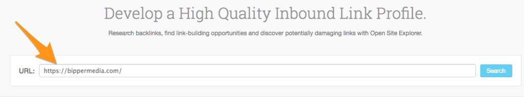 Moz Domain Authority URL