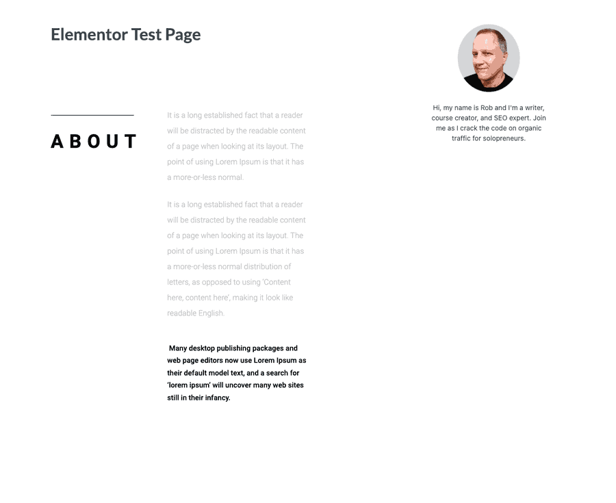 template blocks in elementor