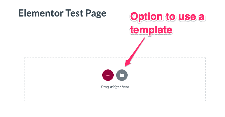 using templates in Elementor