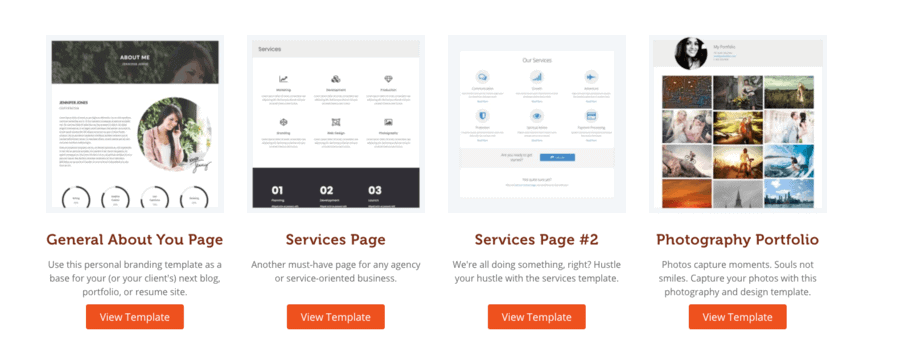 content templates in beaver builder