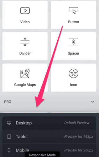 elementor responsive design 