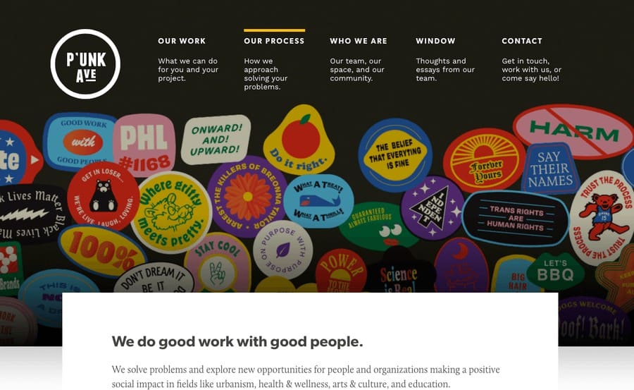 example of good site navigation (reduce bounce rate)