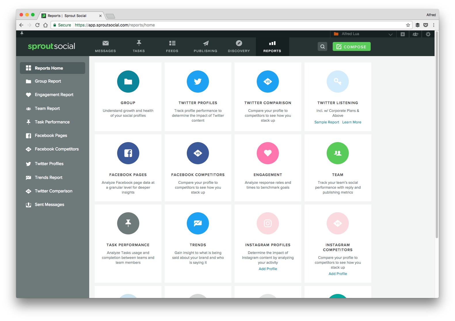เครื่องมือการจัดการโซเชียลมีเดียสำหรับเอเจนซี่: Sprout Social