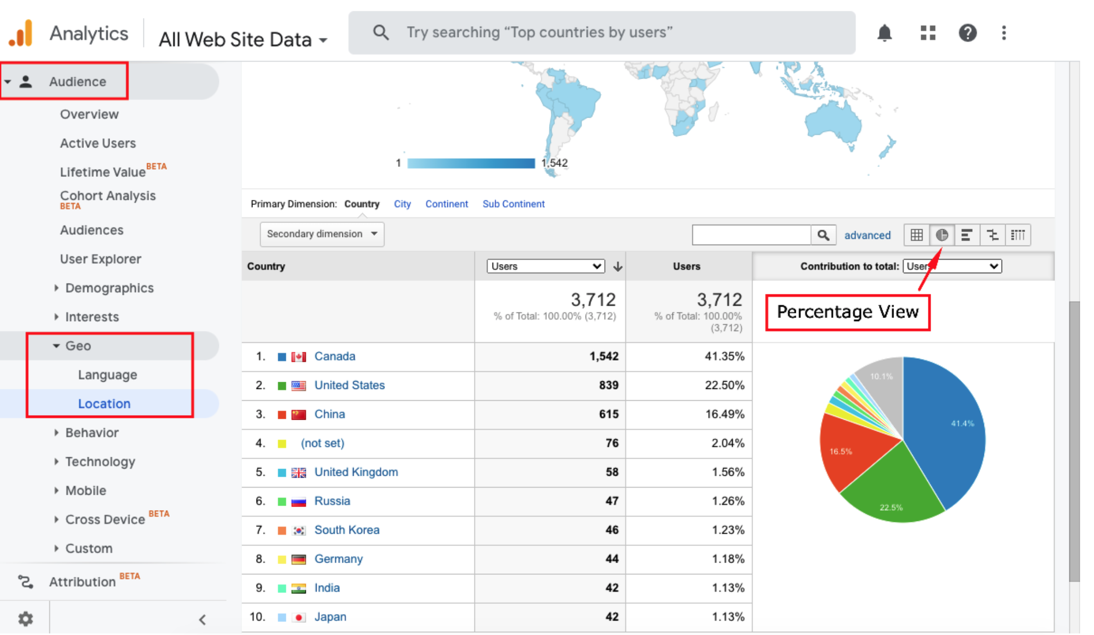 GA | Ubicación geográfica