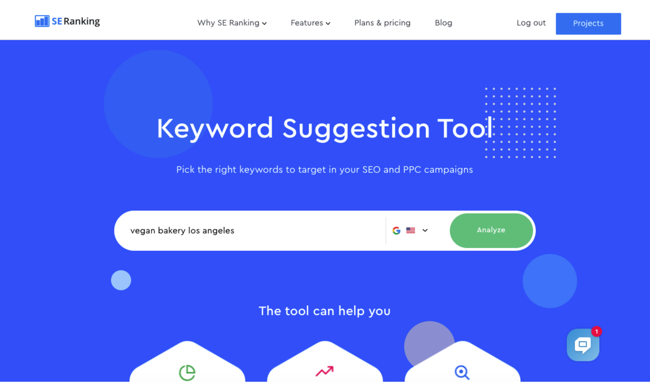 Clasificación SE | Herramienta de sugerencia de palabras clave